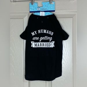 Wedding Outfit Best Dog Tee NEW